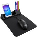Kit Mouse Pad con Soporte Celular y Lapicero + Mouse Alámbrico UTEK 1200 DPI - Imagen 2