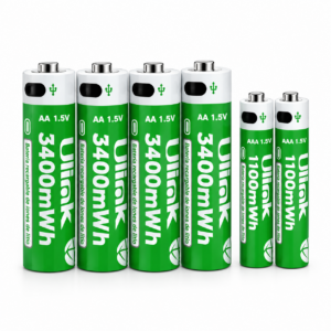 Pack Pilas Recargables USB-C 1,5V - 4 AA + 2 AAA (6 unidades)
