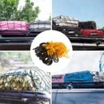 Red elástica equipaje maleta parrilla techo automóvil - Imagen 3