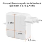 Protector Cargador Macbook Pro 60W silicona blanco - Imagen 5