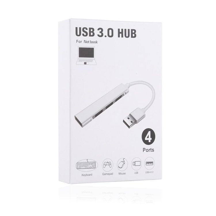 Hub USB 3.0 de 4 puertos Macbook Notebook A-809 - Imagen 2