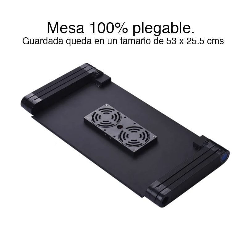 Mesa para Notebook cama plegable con ventilador - Imagen 4