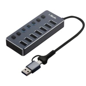 Hub USB C 7 Puertos