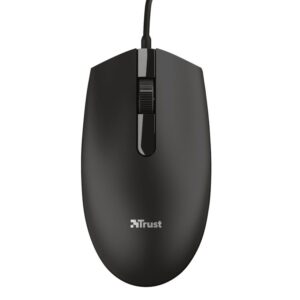 Mouse USB cable 1200 dpi Negro Ambidiestro Trust