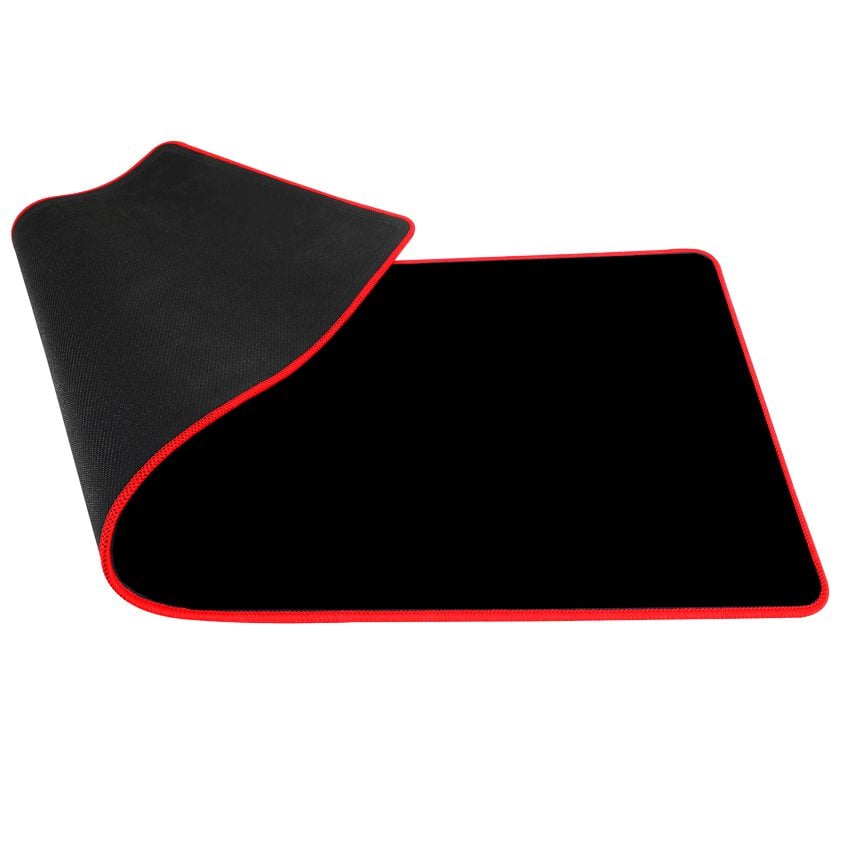 Mouse-Pad-XL-Grande-rectangular-Negro-Borde-rojo|-Netexpertos.cl- Mouse Pad XL Grande rectangular 79 x 30 cms - Imagen 1