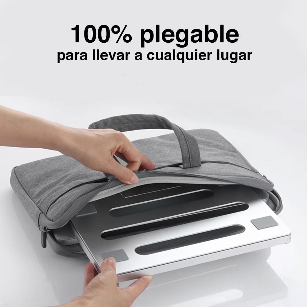Alzador Notebook Escritorio Aluminio Plegable - Imagen 5