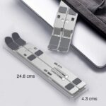 Soporte Plegable Notebook y Mac Aluminio 14" NW-A11 - Imagen 2