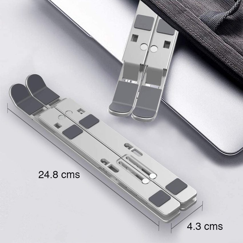 Soporte Plegable Notebook y Mac Aluminio 14" NW-A11 - Imagen 2