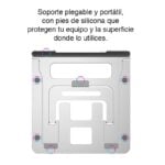 Soporte Notebook Macbook 15.4" Aluminio Plegable NW-A15 - Imagen 3
