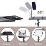 Atril Notebook ajustable y soporte celular con ruedas - Imagen 3