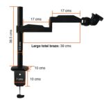 Soporte atril brazo Notebook 15.4" Escritorio B51 - Imagen 4