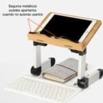 Mesa madera Notebook soporte libros lectura - Imagen 5