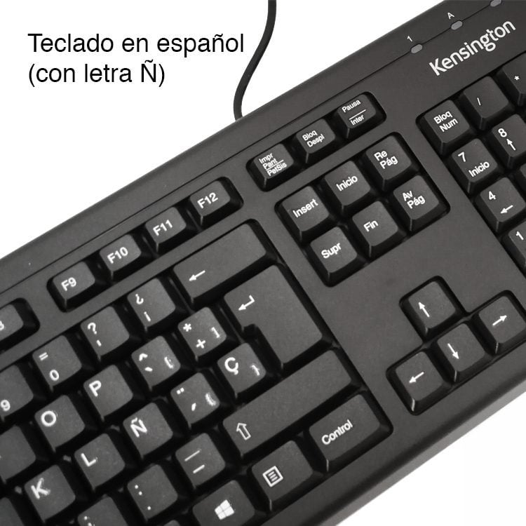 Teclado USB Antiderrame PC Notebook Kensington K72444 - Imagen 5