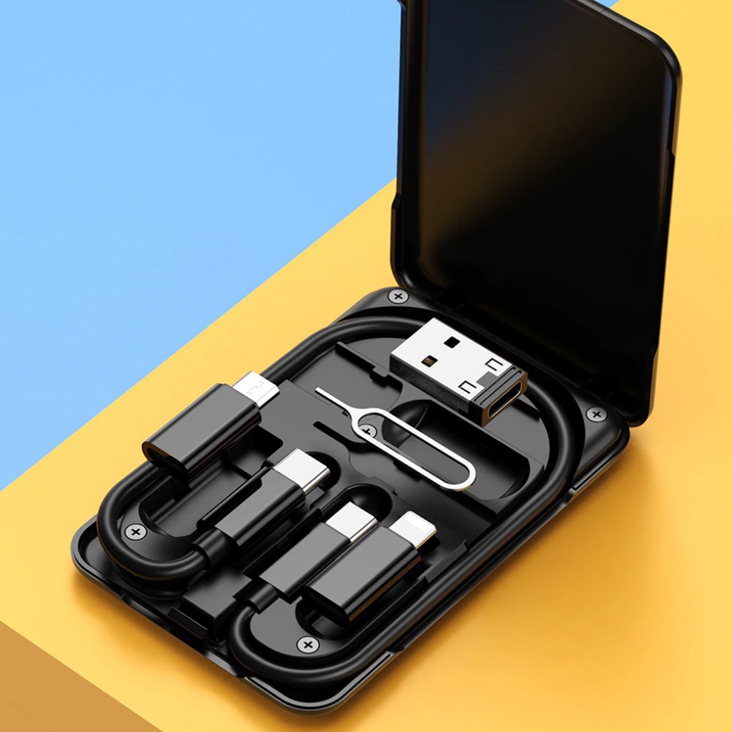 Kit adaptadores celular carga USB Micro y USB C - Imagen 3