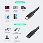 Cable extensión USB C de 1.8 mts macho hembra - Imagen 3