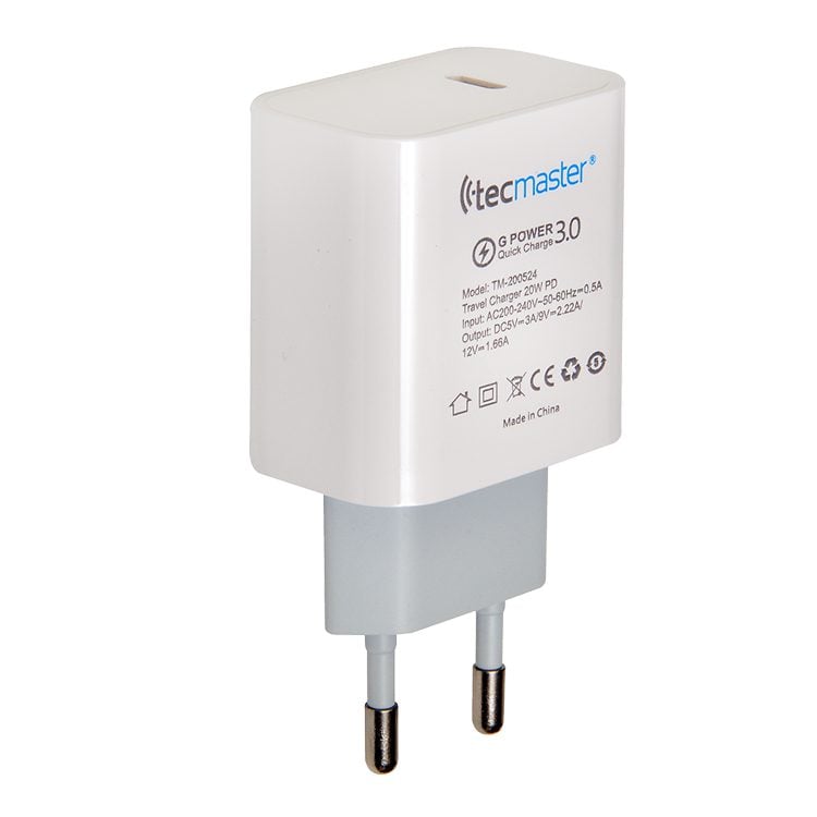 Cargador USB C con cable USB C 20W Certificación SEC iPhone Samsung - Imagen 2