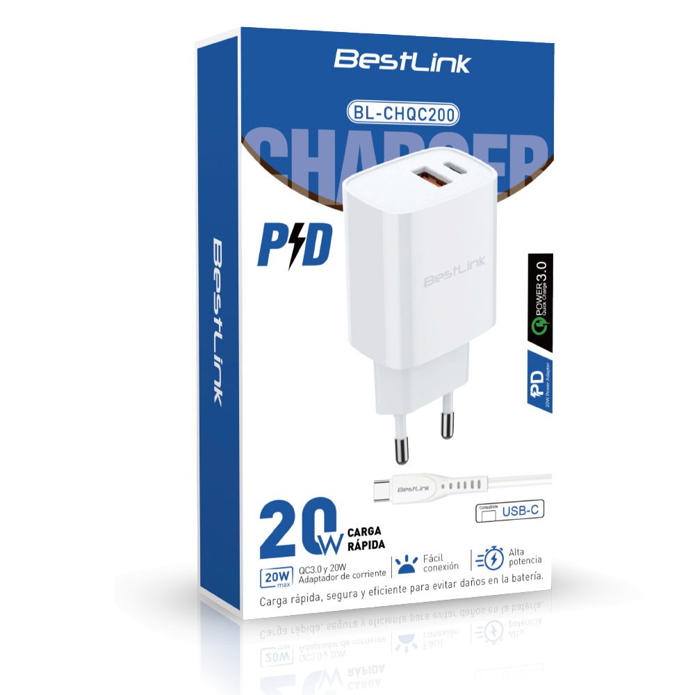 Cargador celular certificado Carga Rápida USB y USB C - Imagen 7