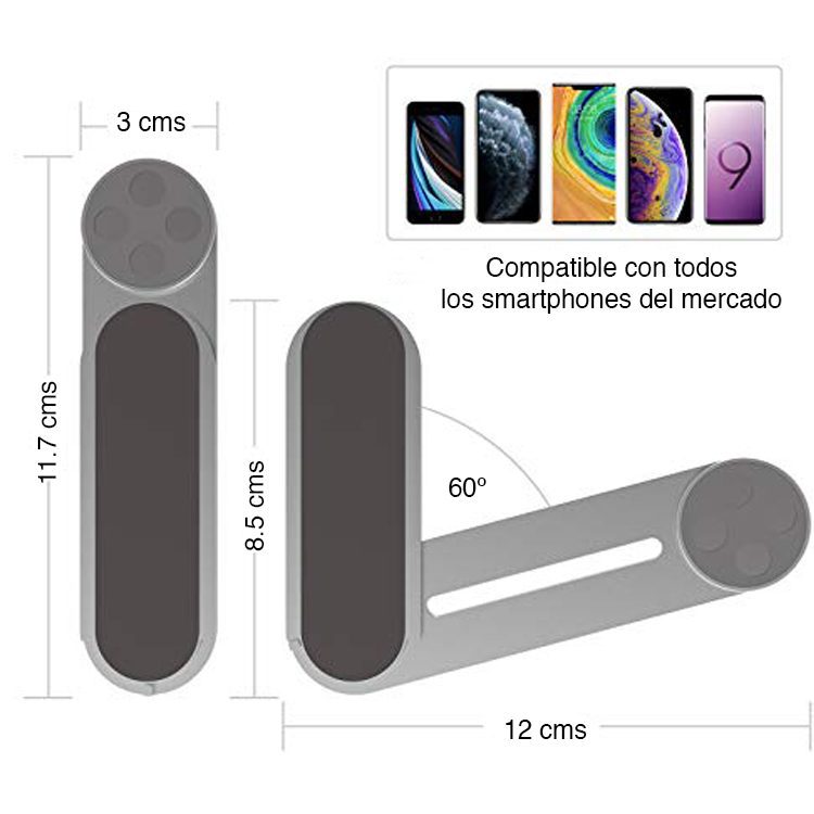 Soporte celular para Notebook Magnético NW-SA - Imagen 8