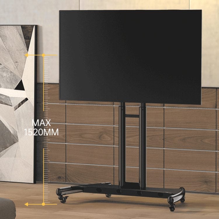 Soporte Pedestal TV móvil con ruedas hasta 70" - Imagen 3