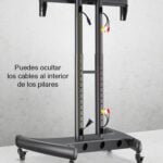Soporte Pedestal TV móvil con ruedas hasta 70" - Imagen 5