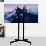 Soporte TV vertical con ruedas con ruedas 65" - Imagen 3