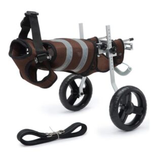 Silla Ruedas perro XS y S ajustable 4 a 9 KG