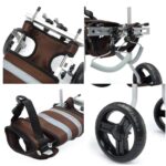 Silla Ruedas perro XS y S ajustable 4 a 9 KG - Imagen 3