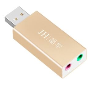 Tarjeta De Sonido USB a 3.5 mm micrófono audífono JH