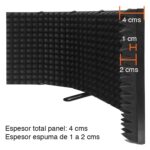 Panel acústico Micrófono 5 paneles aislamiento - Imagen 6