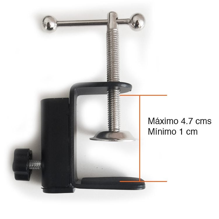 Prensa abrazadera para atril borde escritorio mesa - Imagen 3