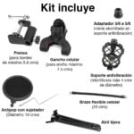 Brazo micrófono Hyperx Quadcast Solocast - Imagen 2