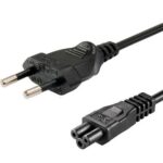 Cable trébol de poder corriente notebook SIN TIERRA