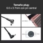 Cargador Notebook Asus Gamer 20v 7.5a 150W FX505 - Imagen 2