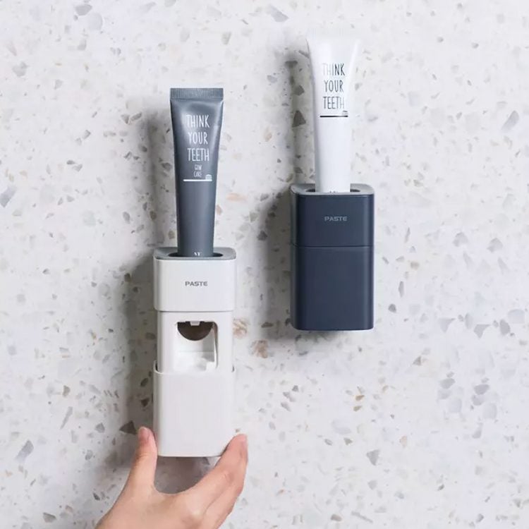 Dispensador Pasta de Dientes de pared blanco - Imagen 3