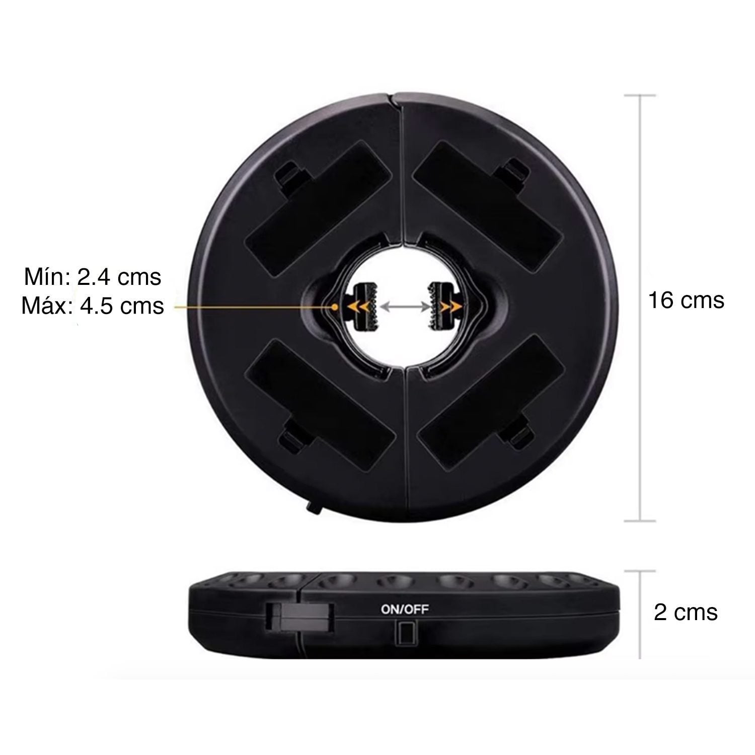 Luz para quitasol led sombrilla exterior terraza - Imagen 5