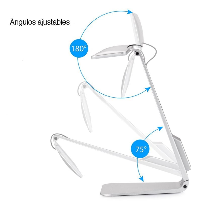 Lámpara Led Escritorio Recargable Estilo Mac - Imagen 6