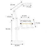 Lámpara de lectura led con soporte para leer libros - Imagen 2