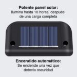 Foco Solar escalera y balcón led Pack x 4 - Imagen 5