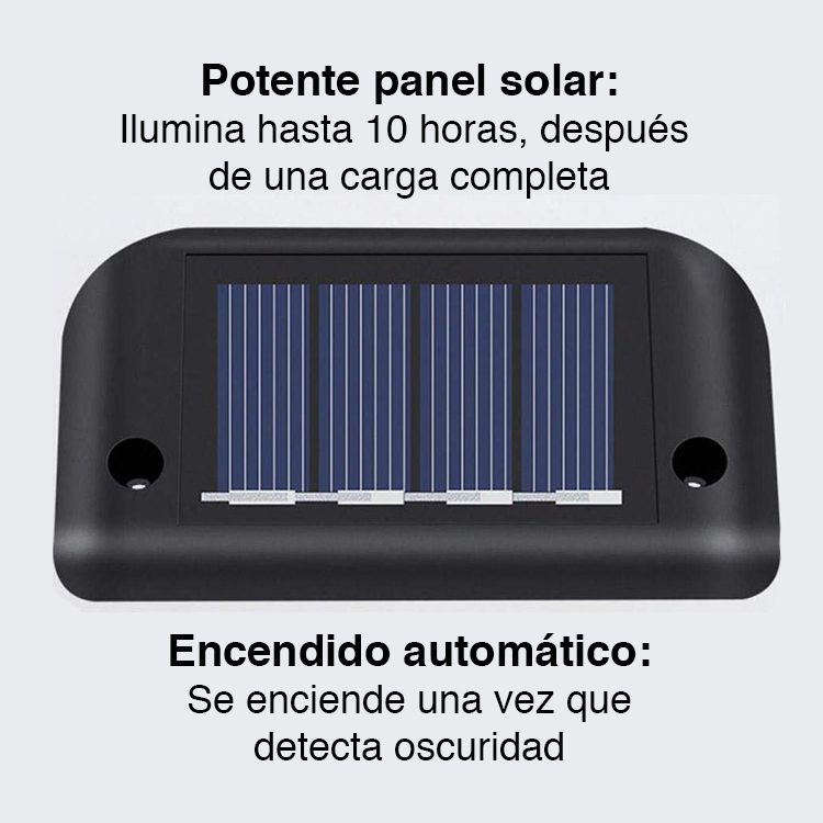 Foco Solar escalera y balcón led Pack x 4 - Imagen 5