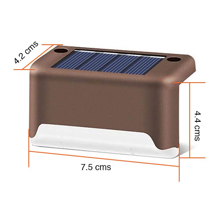 Foco Solar escalera y balcón led Pack x 4 - Imagen 4