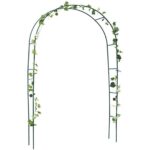 Arco para jardín plantas enredaderas altura ajustable - Imagen 6