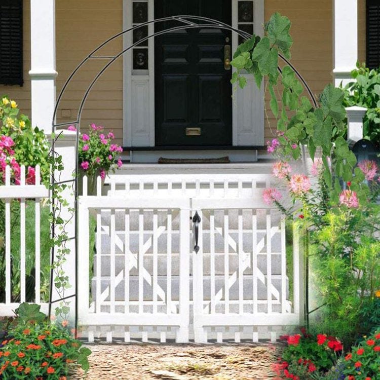 Arco para jardín plantas enredaderas altura ajustable - Imagen 2