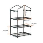 Mini invernadero vertical armable 3 bandejas 131 cms - Imagen 3