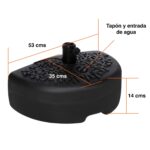 Quitasol rectangular balcón ventana muro 2.40 mts - Imagen 4