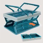 Canasto plegable picnic caja almacenamiento 44 x 30 cms - Imagen 5