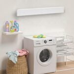 Colgador ropa plegable pared oculto robusto 80 x 40 cms - Imagen 8