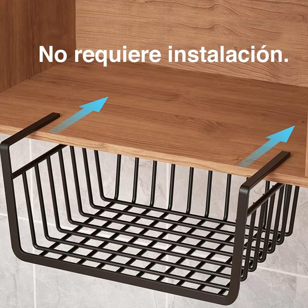 Organizador colgante muebles cesta escritorio Pack 3 - Imagen 5