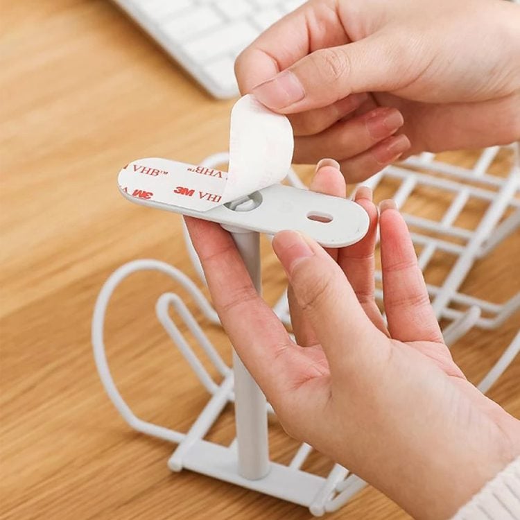 Organizador de cables estante bajo escritorio NW-S79 - Imagen 2