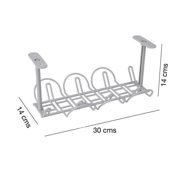 Organizador de cables estante bajo escritorio NW-S79 - Imagen 7