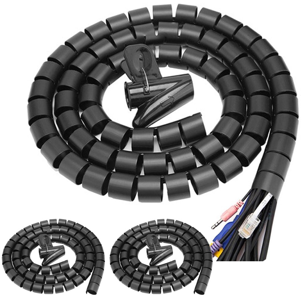 Pack Protector cables escritorio negro - Imagen 1